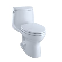Ultramax II One Piece Elongated  1.28 GPF Toilet with Double Cyclone Flush System and CeFiONtect - SoftClose Seat Included