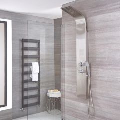 Weston - Stainless Steel Thermostatic Waterfall Shower Panel