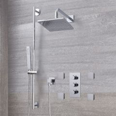 Arcadia Thermostatic Shower System with 8