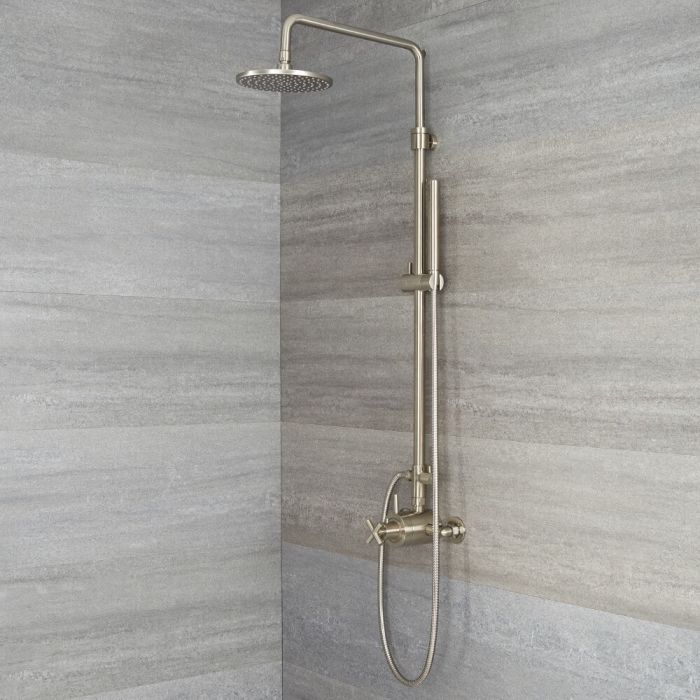 Tec - Exposed Pipe Shower System - Available in Multiple Finishes