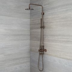Tec - Exposed Pipe Shower Column - Available in Multitple Finishes