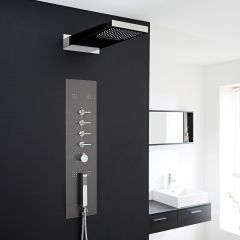 Concealed Thermostatic Shower Panel with Waterfall Head