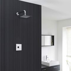 Concealed Shower System with 8